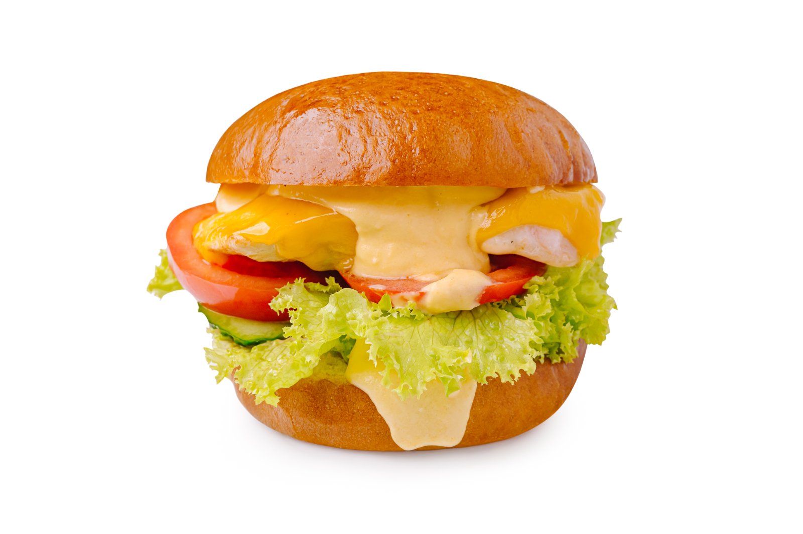 Burger cu steak de pui