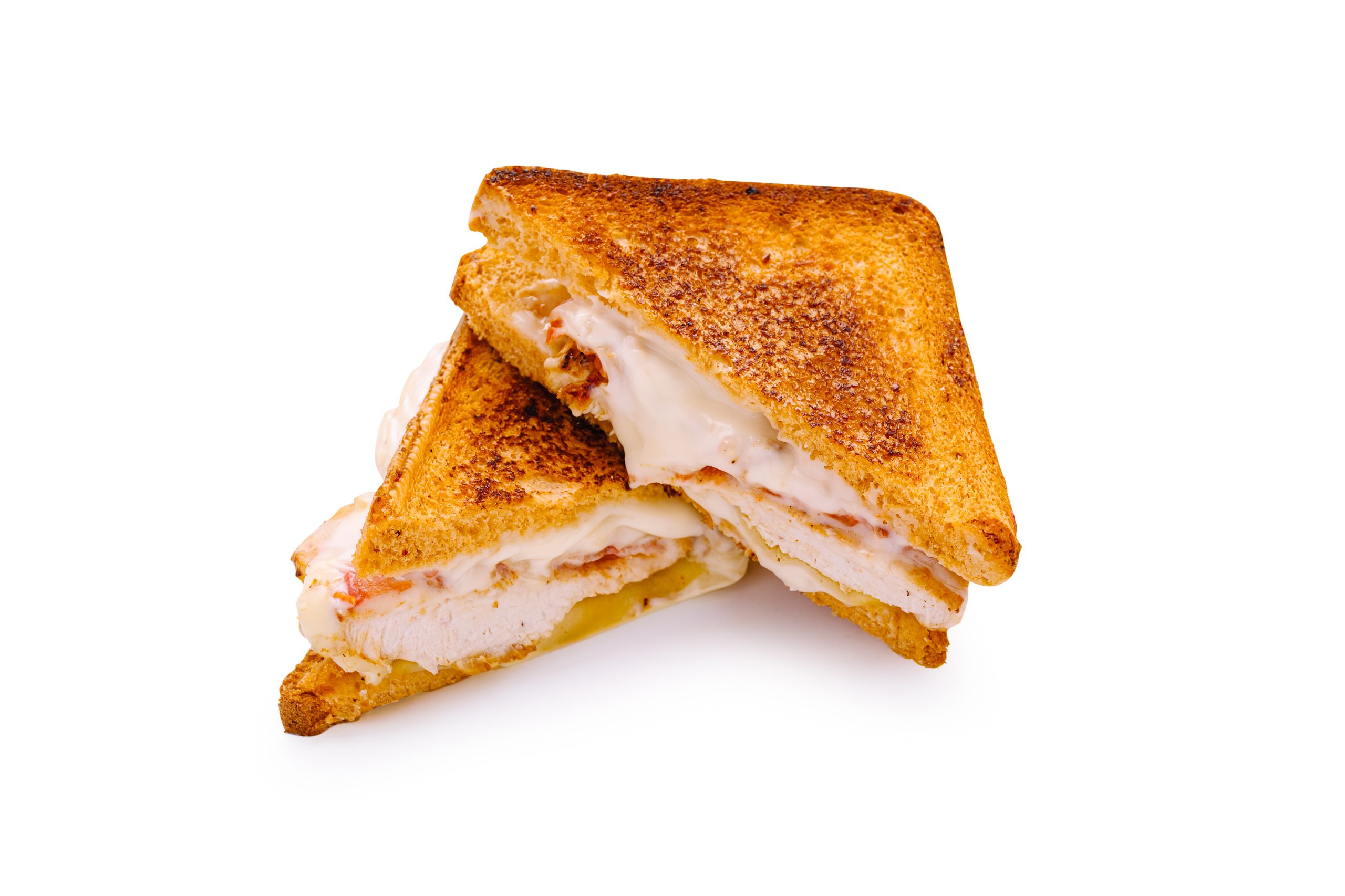 Toast cu carne de pui