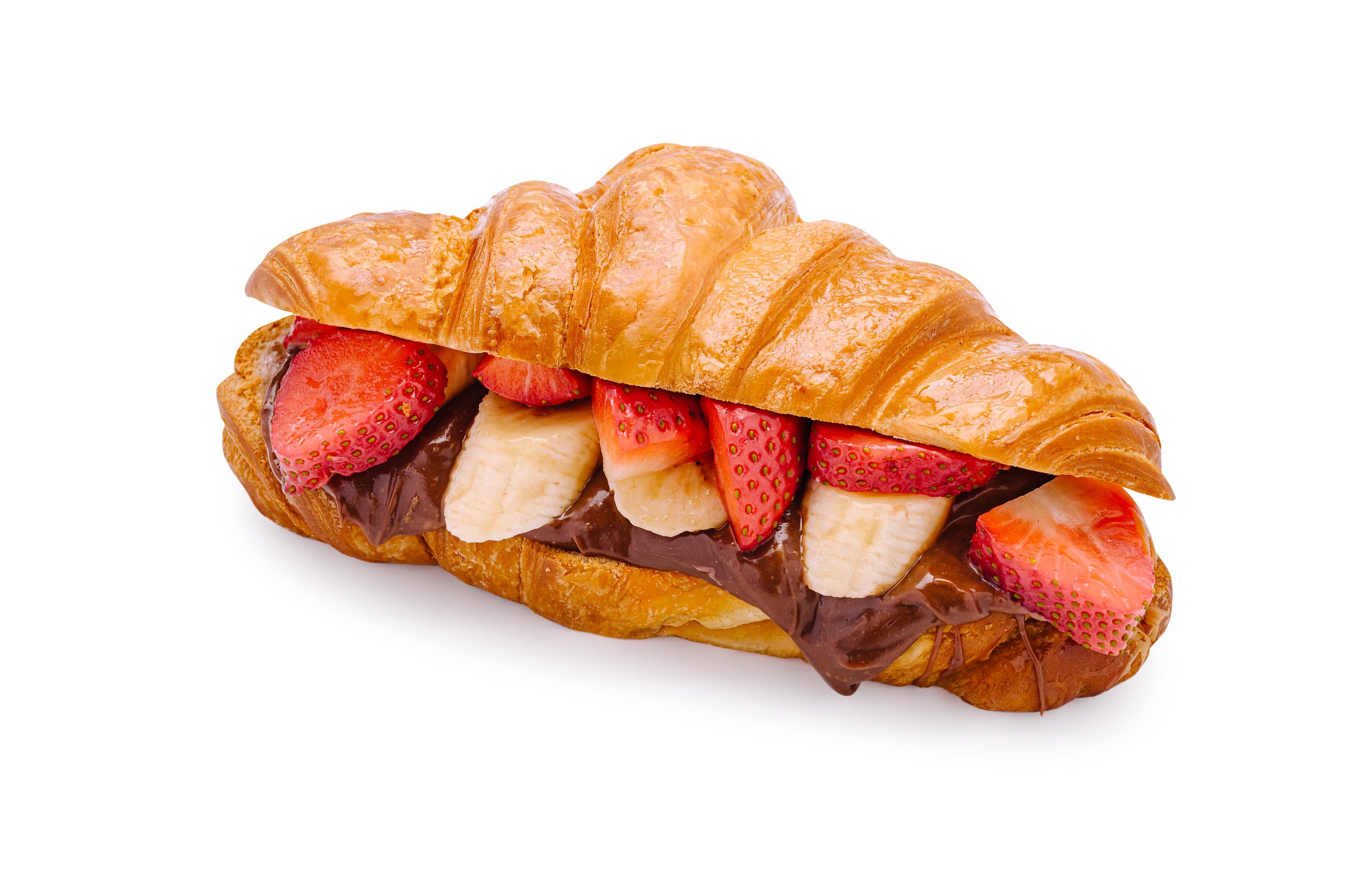 Croissant cu somon