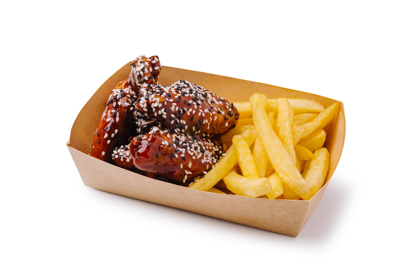 Aripi BBQ + cartofi